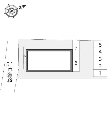 ブルーメ(11674)の駐車配置図