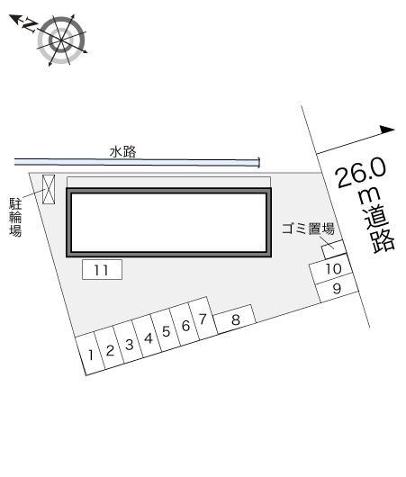 ヴァン　アベニュー(23020)の駐車配置図
