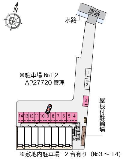 エリタージュ(53252)の駐車配置図
