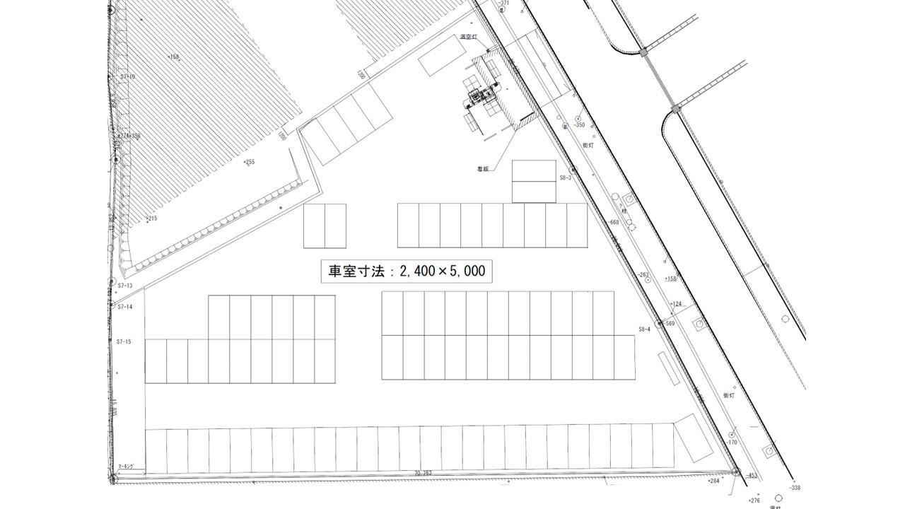 長崎市尾上町第1の駐車配置図