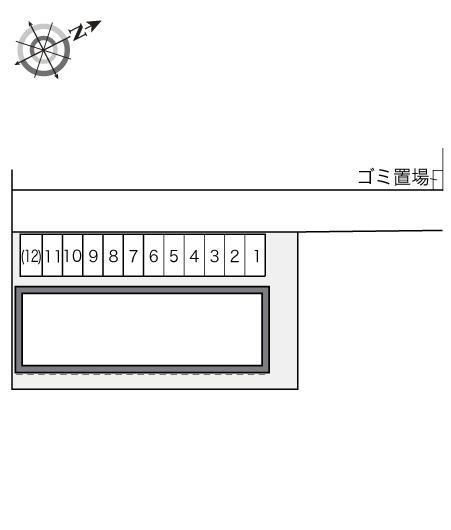 エミネンス(14670)の駐車配置図