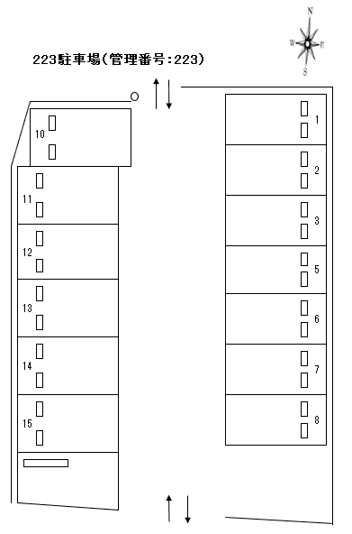 J-223の駐車配置図