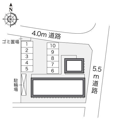 エスポワール(24486)の駐車配置図