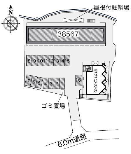 グレイス(38567)の駐車配置図