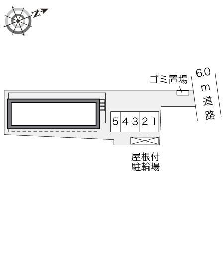 旭町(27860)の駐車配置図