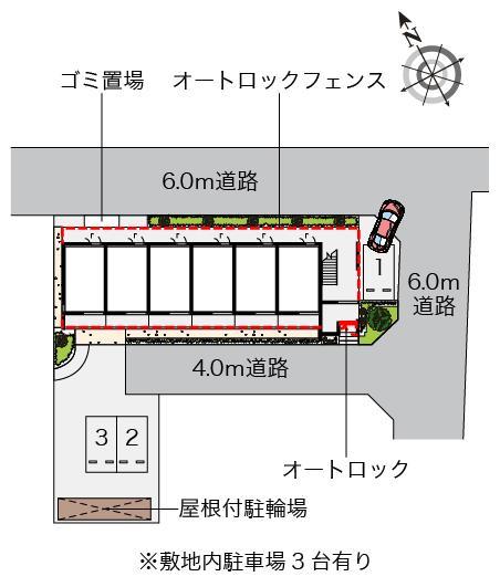 グランステラ(52878)の駐車配置図