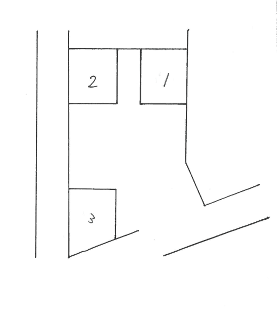 第２なとりパレス大戸駐車場の駐車配置図