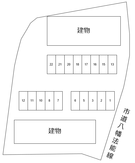 Ｇｒｅｅｎ　Ｆｏｒｅｓｔ　Ａの駐車配置図