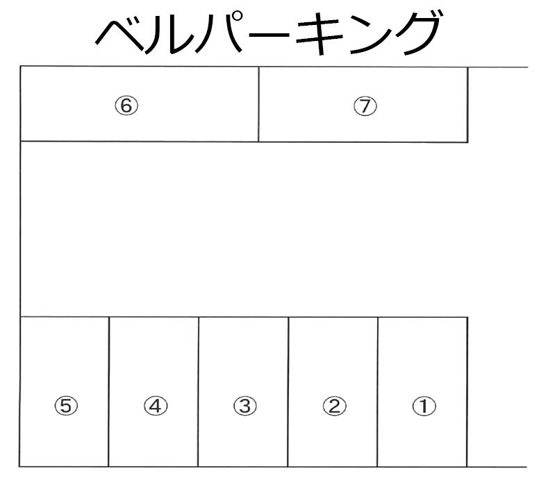 ベルパーキングの駐車配置図