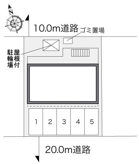 星置(31357)の駐車配置図
