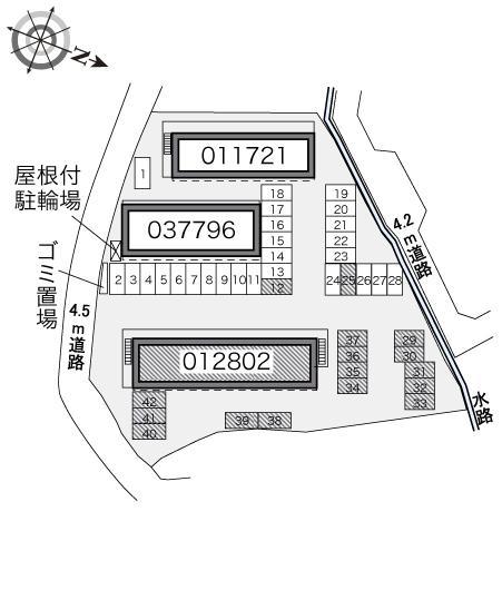ＹＯＳＨＩＤＡ　ＰａｒｔⅡ(12802)の駐車配置図