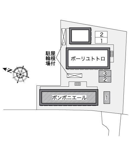 ボンボニエール(25782)の駐車配置図