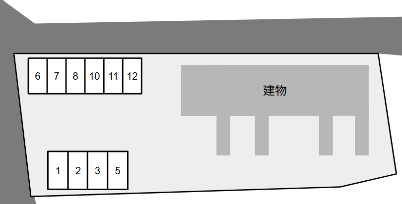 サンセールの駐車配置図
