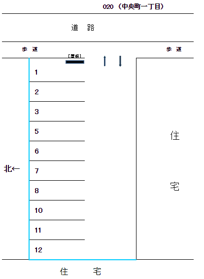 岩倉－20の駐車配置図