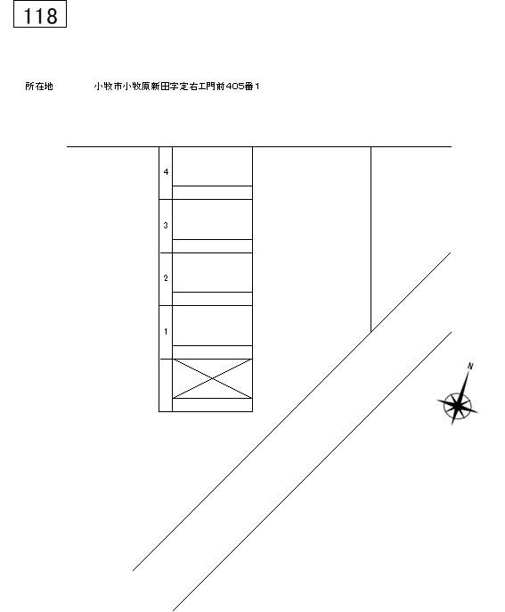 J‐118の駐車配置図