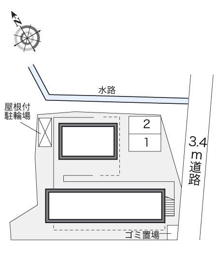 ソレーユ(23823)の駐車配置図
