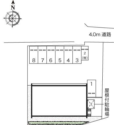 ながみね(41566)の駐車配置図