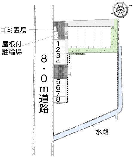 Ａｒａｏ(44134)の駐車配置図