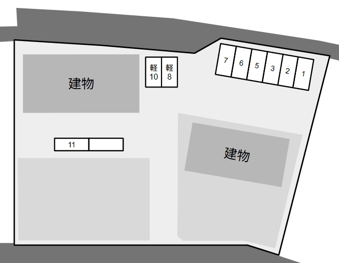 Ｒａｐｐｏｒｔ　Ａの駐車配置図
