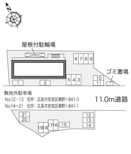 ＳＥＮＯＵ(31808)　敷地外駐車場の駐車配置図