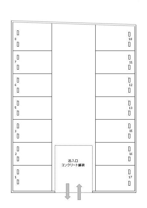 J-233の駐車配置図