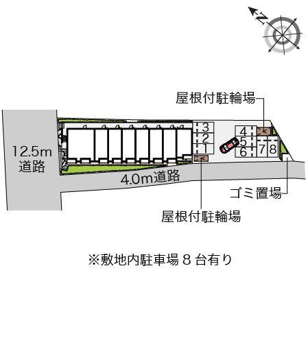 ミランダパレス湘南本宿(56016)の駐車配置図