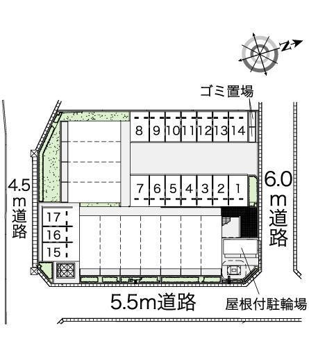 ＭｏｏｎＬｉｇｈｔ(44130)の駐車配置図