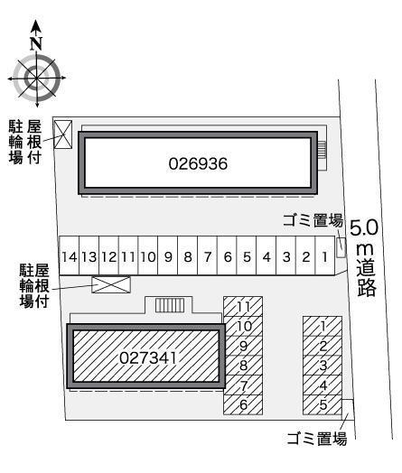 ＺⅡ(27341)の駐車配置図