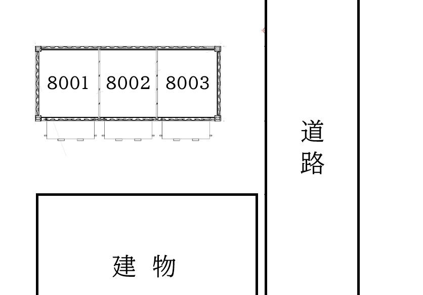 Cocont幕張（E-223）の駐車配置図