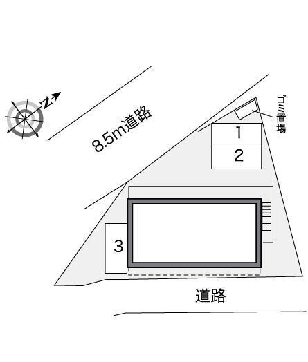森下(30187)の駐車配置図