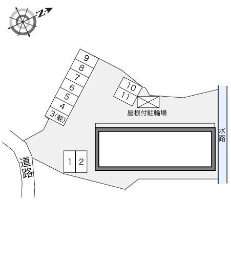 蜃気楼(21810)の駐車配置図