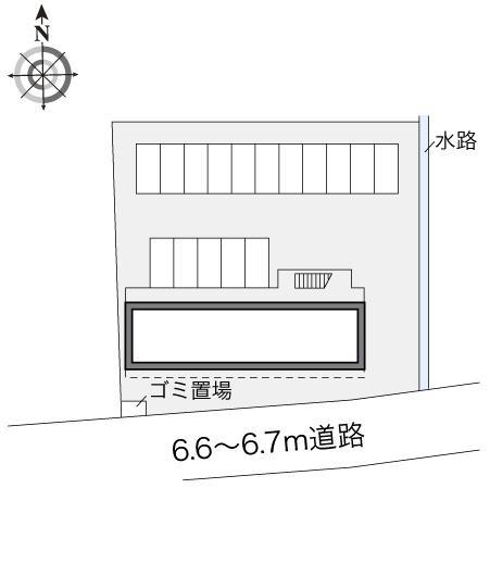 メイゾンうすい(16459)の駐車配置図