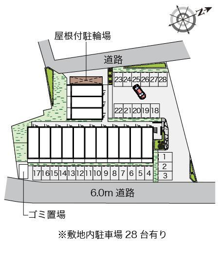 フィオーレ(54599)の駐車配置図