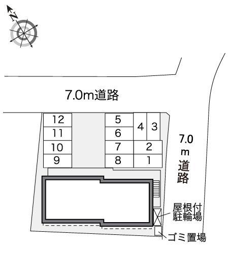 クルール　つばき(30256)の駐車配置図