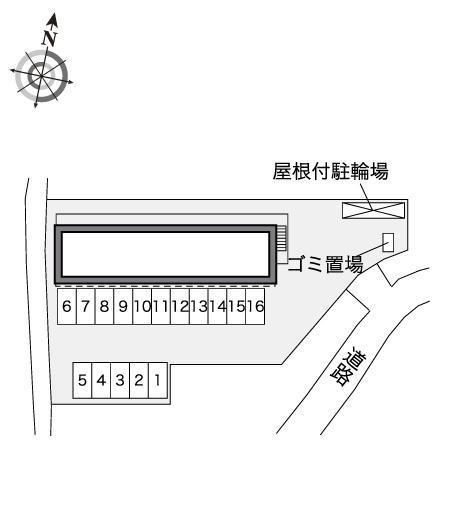 ポケットⅡ(40544)の駐車配置図