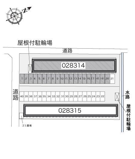 ストリームⅡ(28314)の駐車配置図