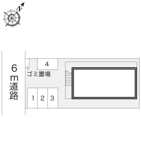 サンハイムⅡ(13827)の駐車配置図