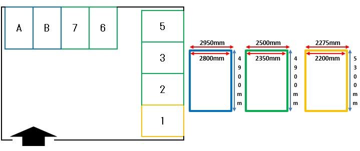 北安江４丁目Ｎパーキング（旧パリエ北安江敷地外駐車場）の駐車配置図