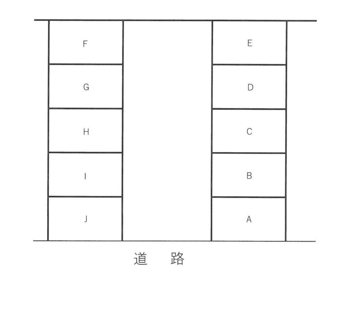 グリーンパーキング林の駐車配置図