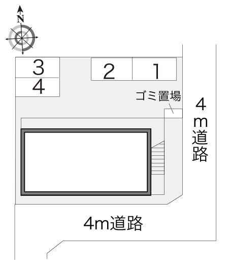 交和(13215)の駐車配置図