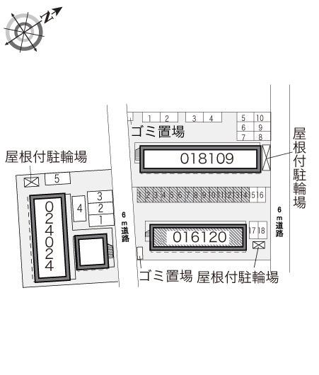 ゆうき(16120)の駐車配置図
