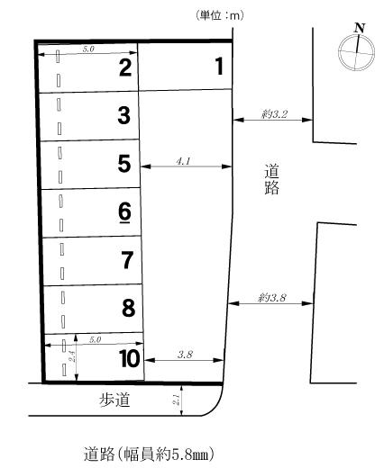CAR PARK MOONの駐車配置図