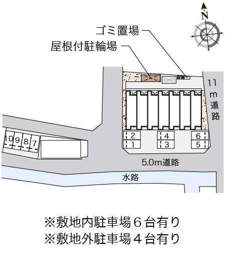 ドリーム瀬戸内Ⅱ(53116)の駐車配置図