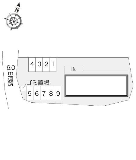 エクレール(19384)の駐車配置図