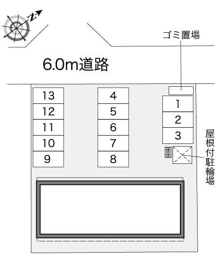 トワエ　モア(37764)の駐車配置図
