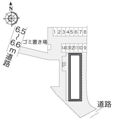 東桑山(17082)の駐車配置図
