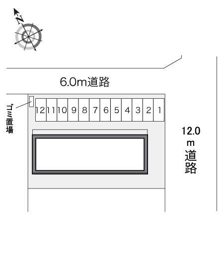 ＫＩＴ’Ｓ　Ⅱ(21513)の駐車配置図
