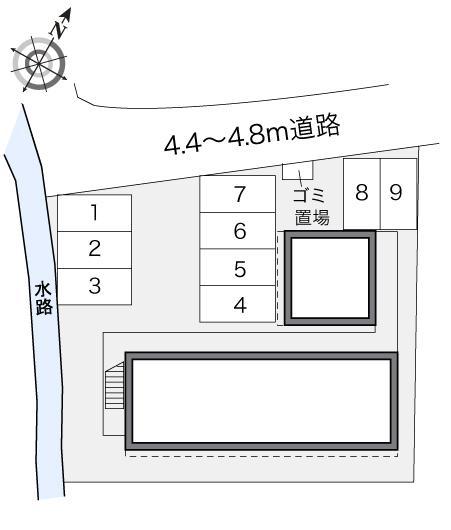 グランチャ(21486)の駐車配置図
