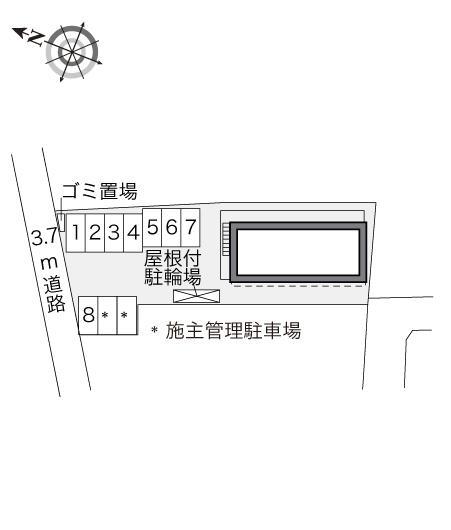 グレイス(32673)の駐車配置図
