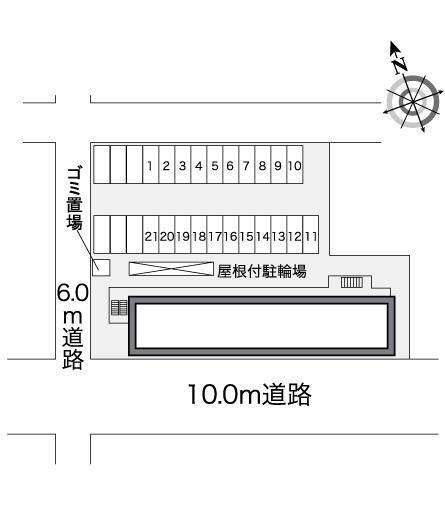 サニーヒルズ(27325)の駐車配置図